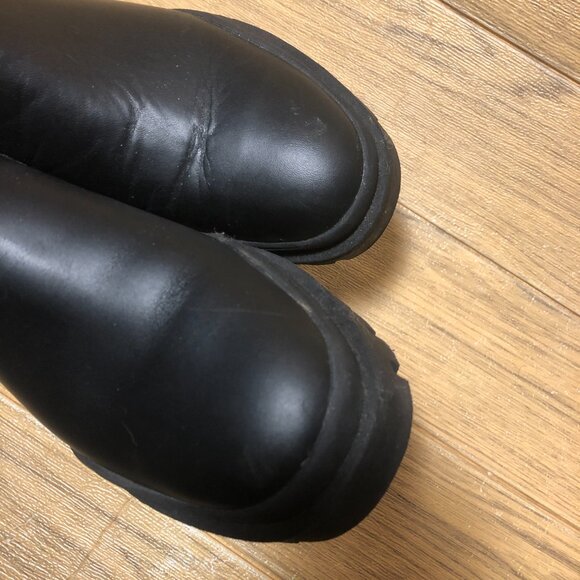 Vionic black wedge booties, style Karsen, leather waterproof, 8 - Picture 9 of 14